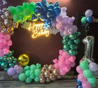 Ring Balloon Birthday Decoration