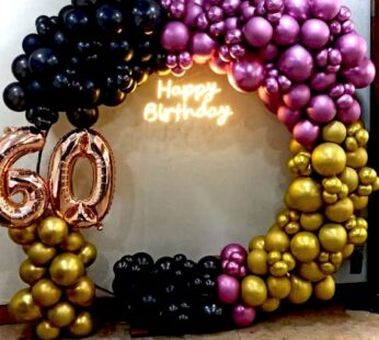 Ring Balloon Birthday Decoration
