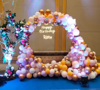Ring Flower Birthday Decoration