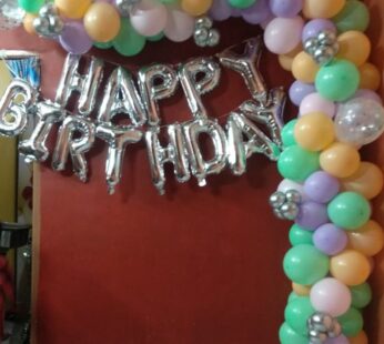 Pastel Mix Birthday Wall Decoration