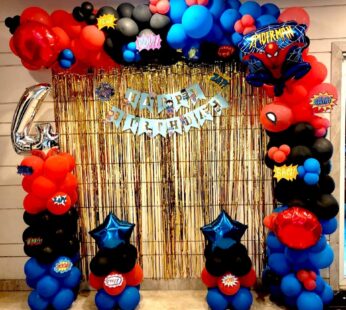 Spiderman Birthday Decoration