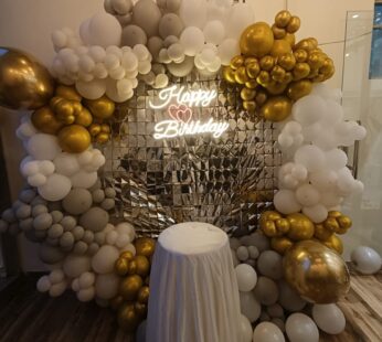 Ring Golden Birthday Decoration