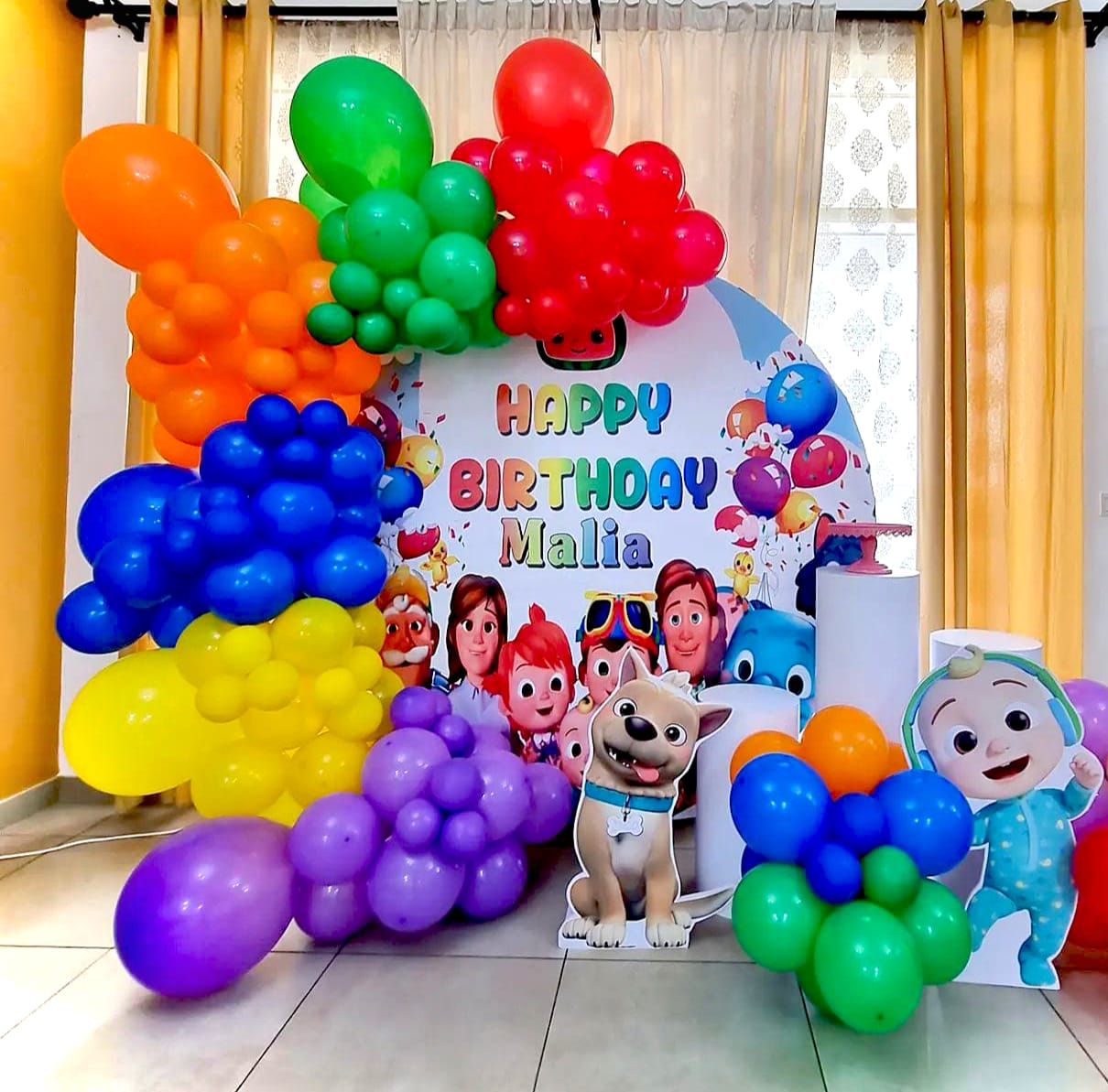 Cocomelon Ring Birthday Decoration