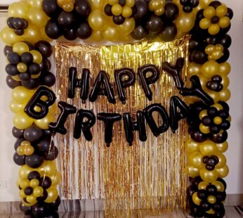 Black Balloon Decoration