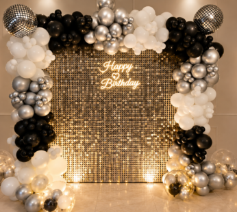 Sequins Silver Decoration