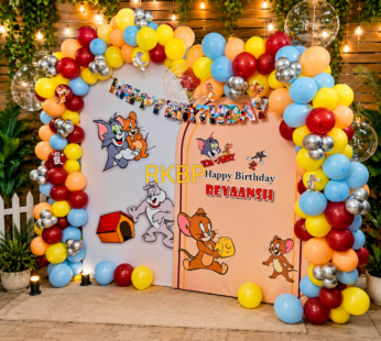 Tom & Jerry Backdrop Decoration