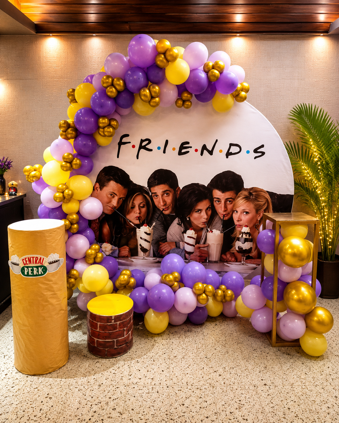 Friends Backdrop Decoration