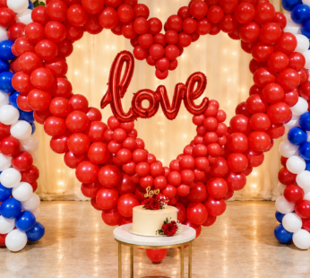 Love Backdrop Decoration